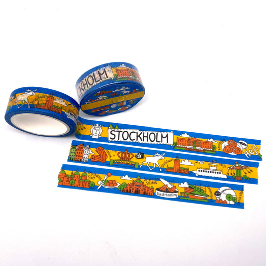 STOCKHOLM City Tapes - Washi Tape / Masking Tape