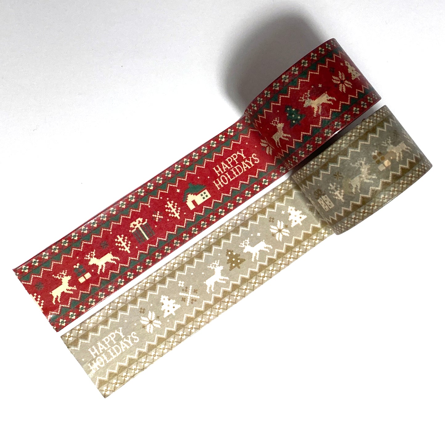 Skandinavisches Happy Holidays Tape 30mm x 4M