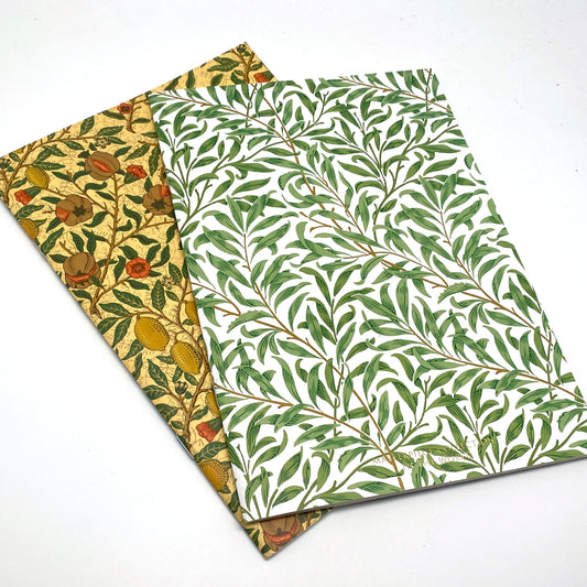 Notizheft A5 liniert - William Morris Muster