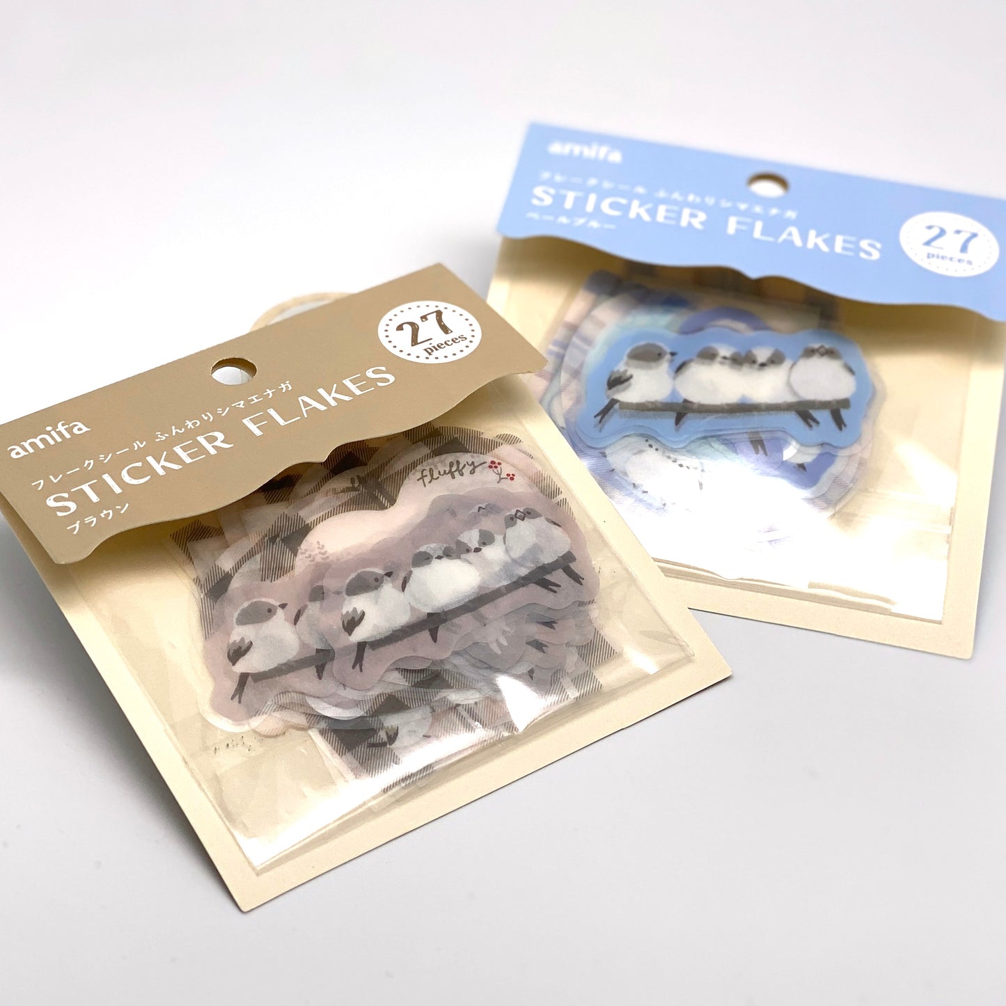 Vögel Washi Papier Sticker / Aufkleber