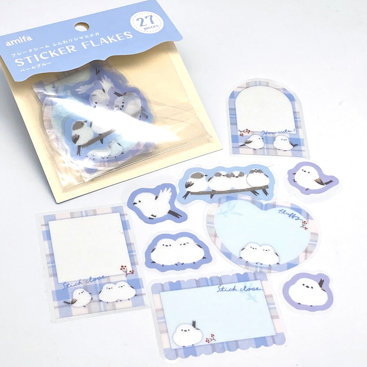 Vögel Washi Papier Sticker / Aufkleber