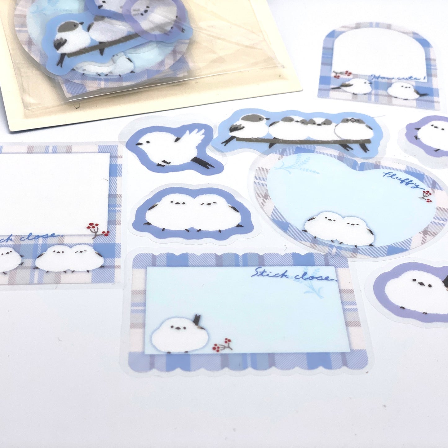 Vögel Washi Papier Sticker / Aufkleber