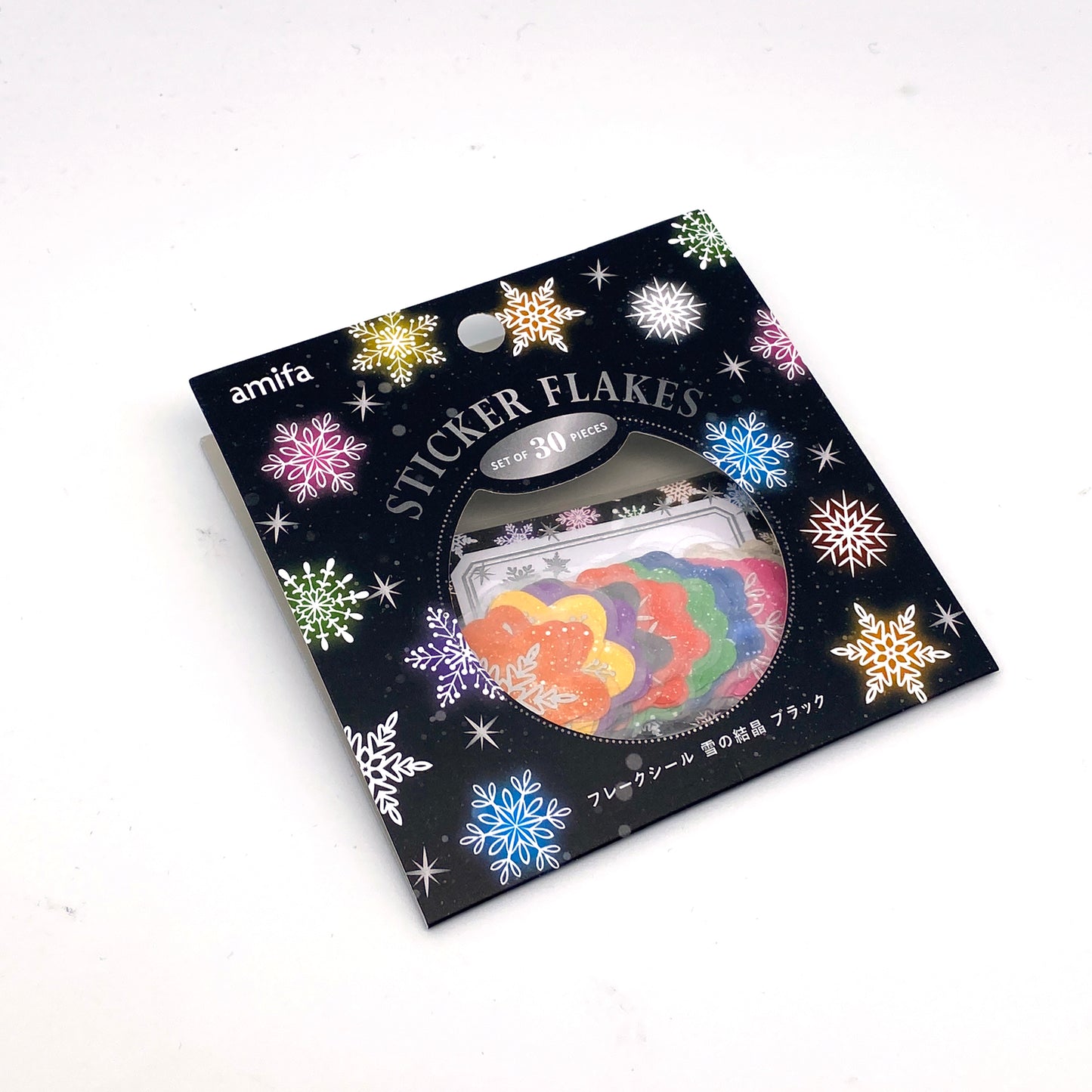 Schneeflocken./ Etiketten - Sticker, Aufkleber,