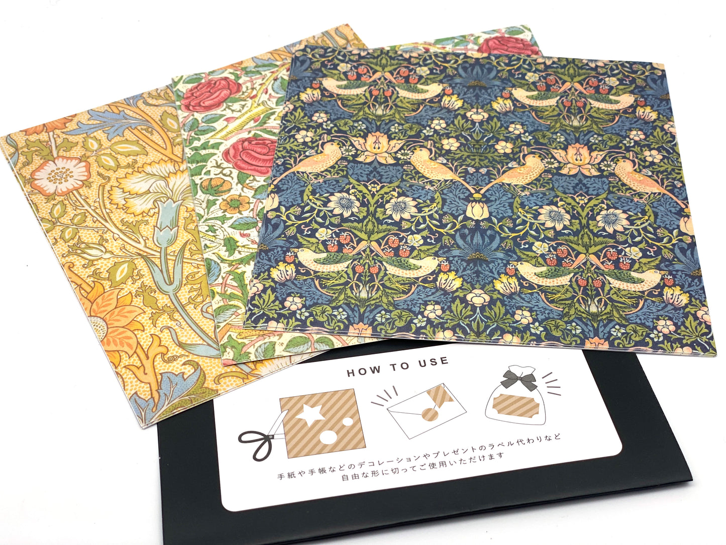Sticker Sheets je 3 Muster, Aufkleber William Morris