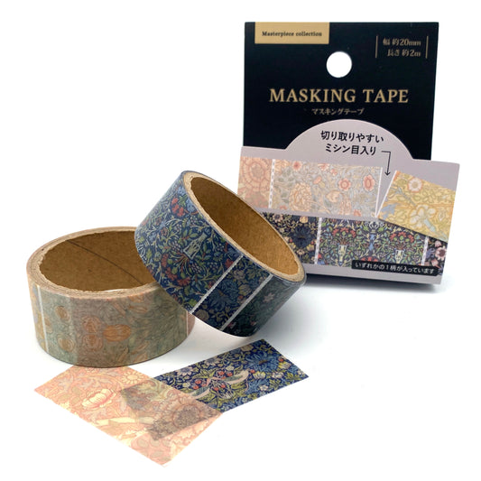 William Morris Tear-Off Washi Tape / Masking Tape
