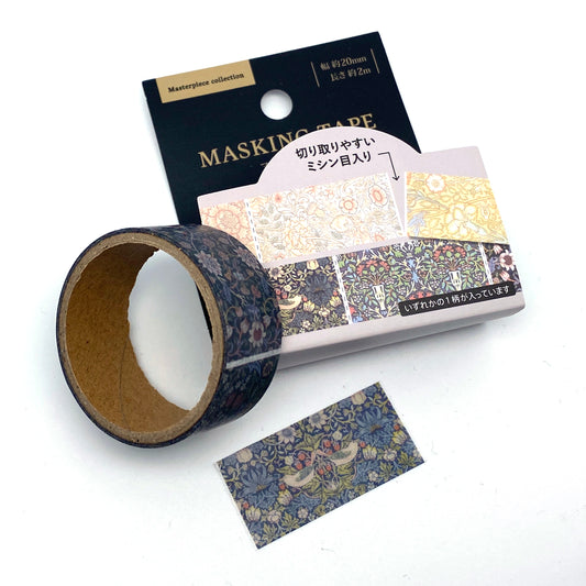 William Morris Tear-Off Washi Tape / Masking Tape