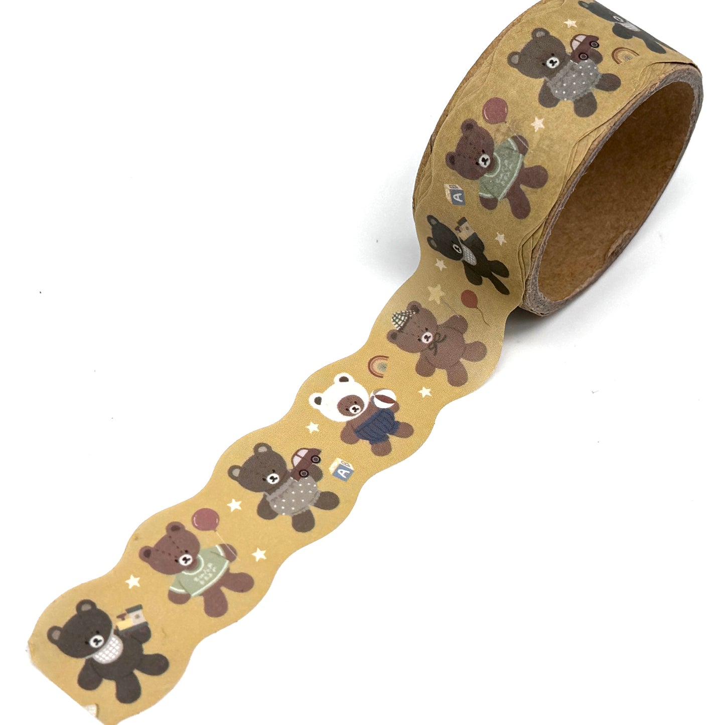Teddy Bären - Kontur Washi Tape/Masking Tape