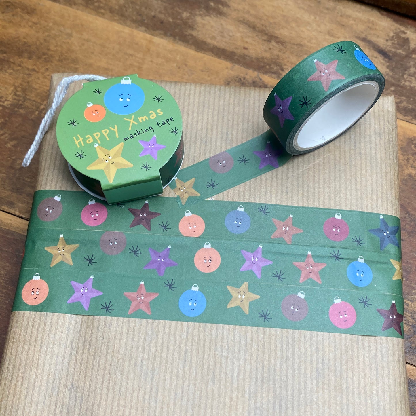 Happy Christmas - Washi Tape/Masking Tape 15mm (Kopie)