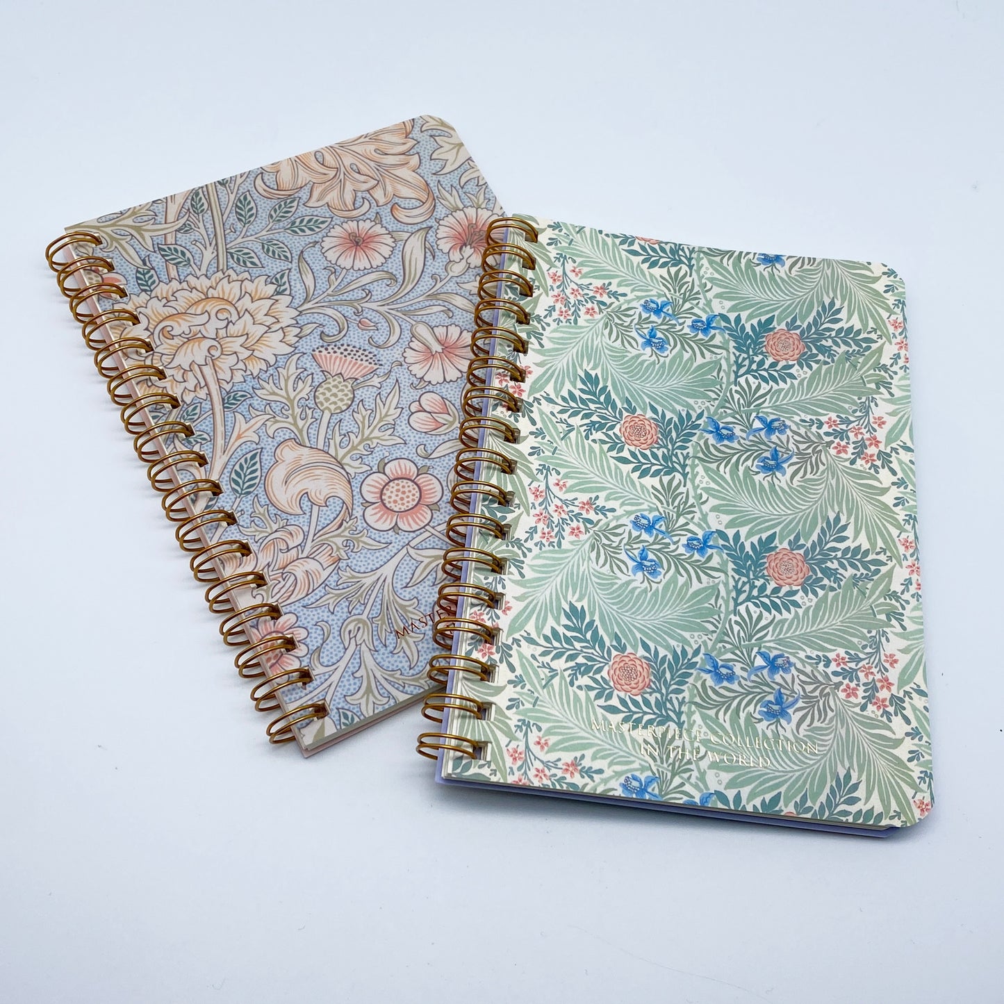 William Morris Muster - Notizheft A6 liniert - Ringheftung