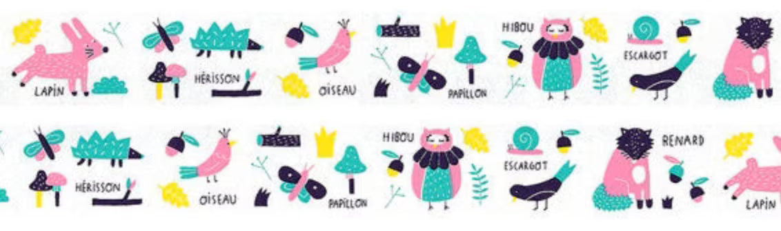 Camping Alphabet - Washi Tape / Masking Tape (Kopie)