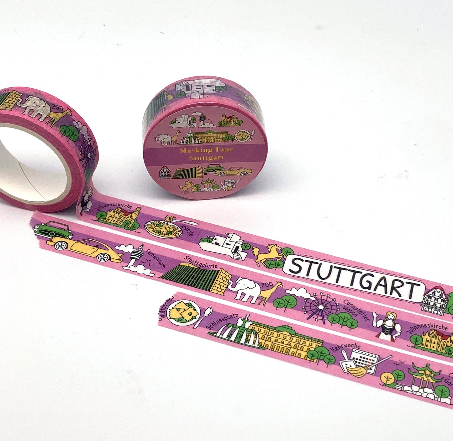 STUTTGART City Tapes - Washi Tape / Masking Tape