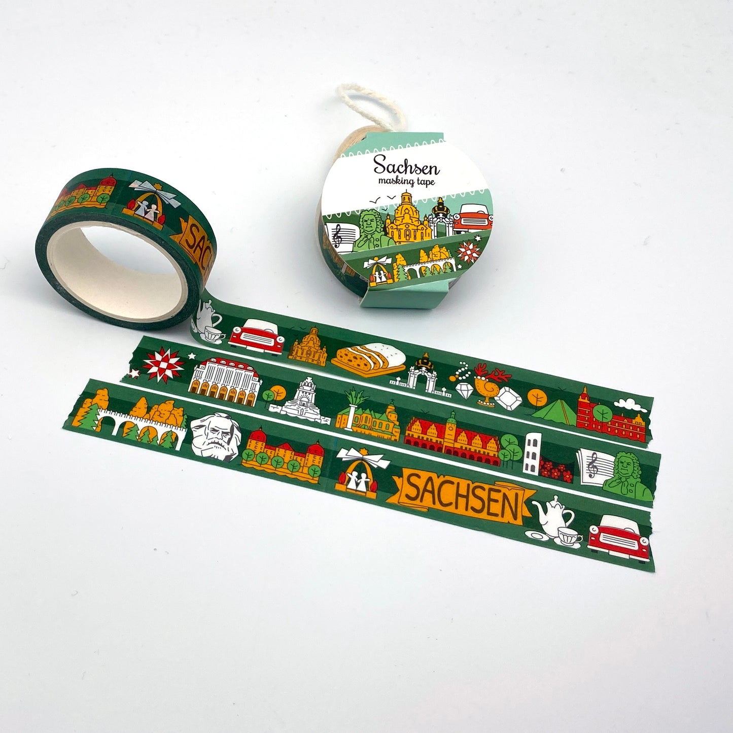 SACHSEN City Tapes - Washi Tape / Masking Tape