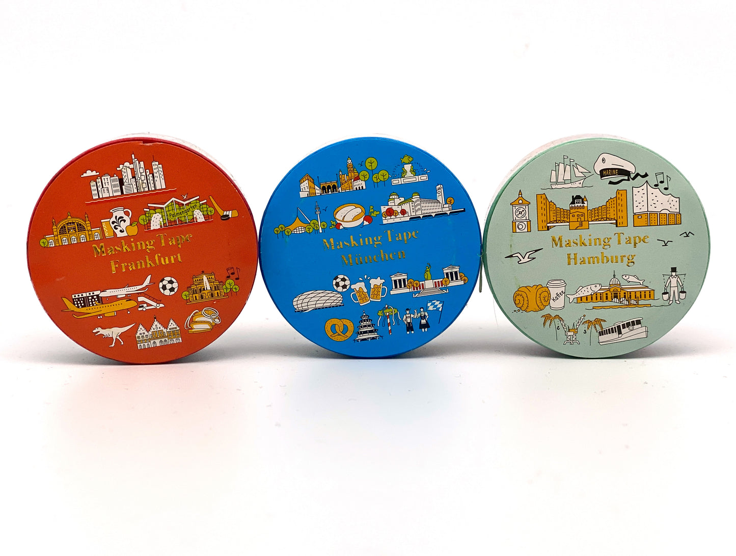 HAMBURG City Tapes - Washi Tape / Masking Tape