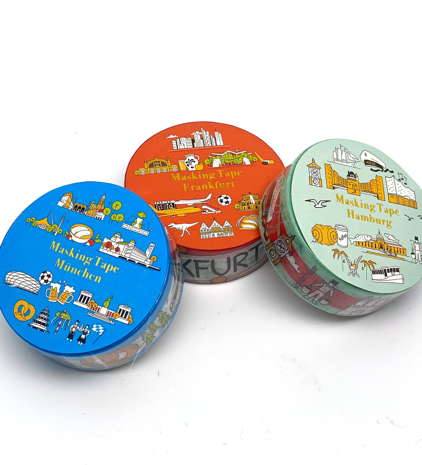 FRANKFURT City Tapes - Washi Tape / Masking Tape