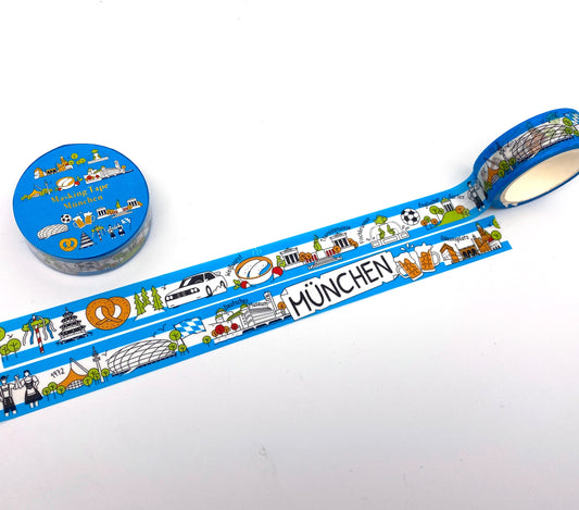 MÜNCHEN City Tapes - Washi Tape / Masking Tape