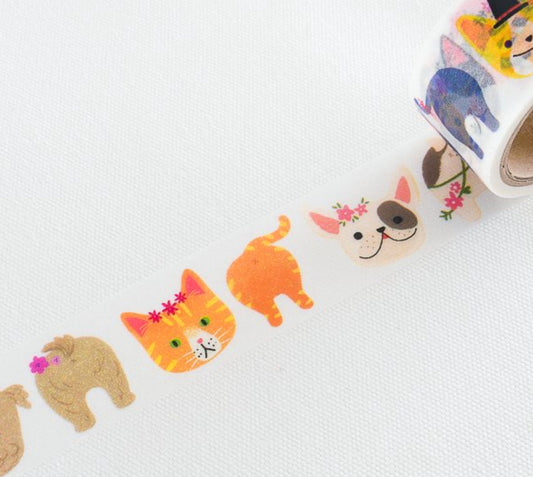 Cats & Dogs  - Washi Tape / Masking Tape