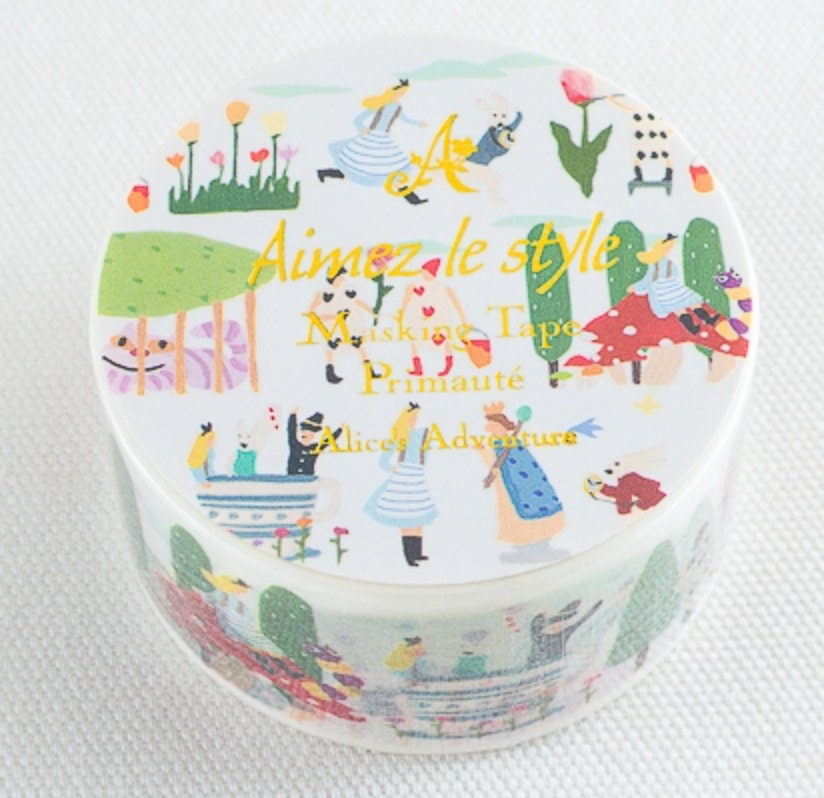 Alices Abenteuer 28mm/7m Washi Tape / Masking ...