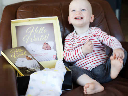 Hello World – Die Baby Geschenkbox für junge Eltern