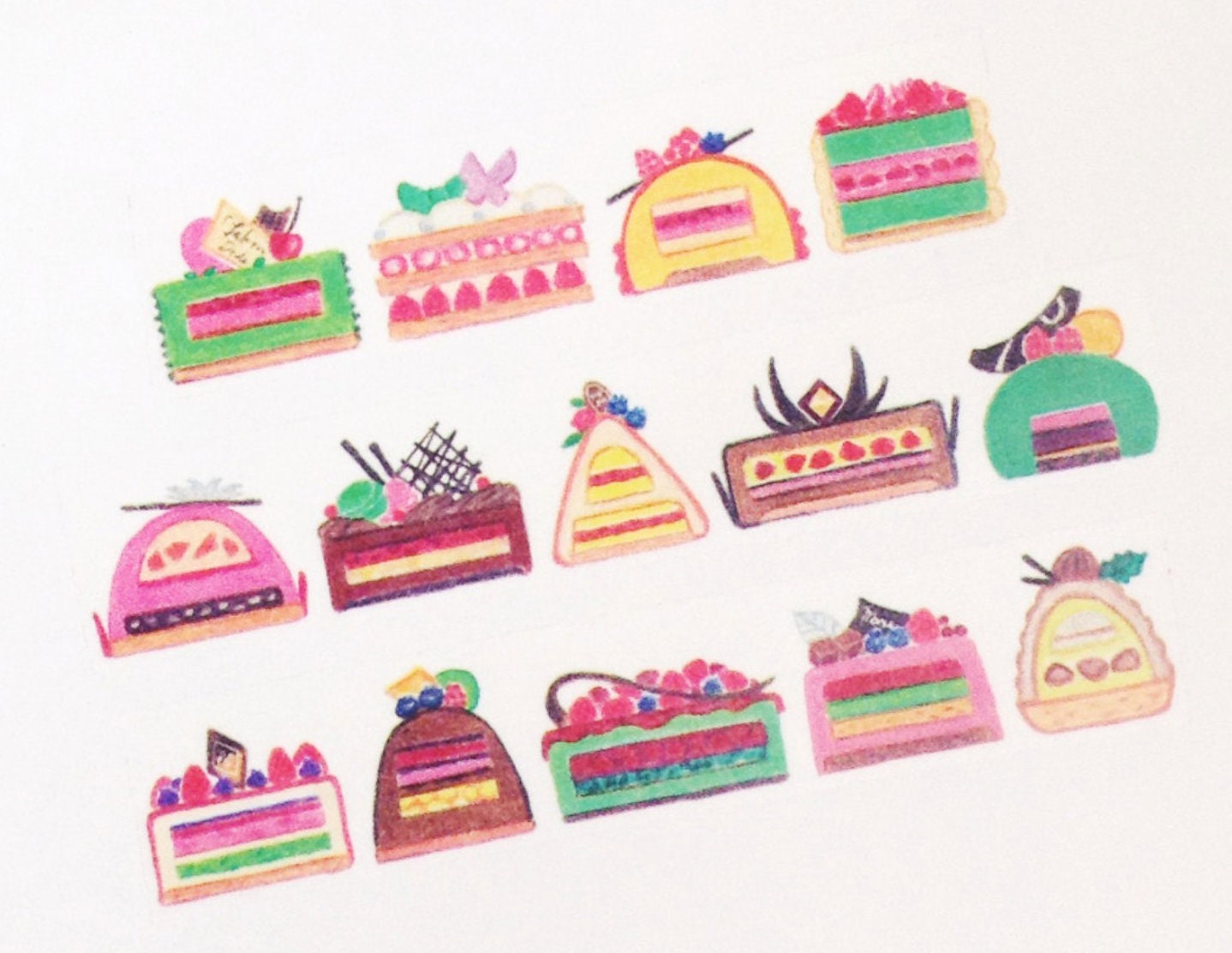 Kuchenstücke - Washi Tape / Masking Tape