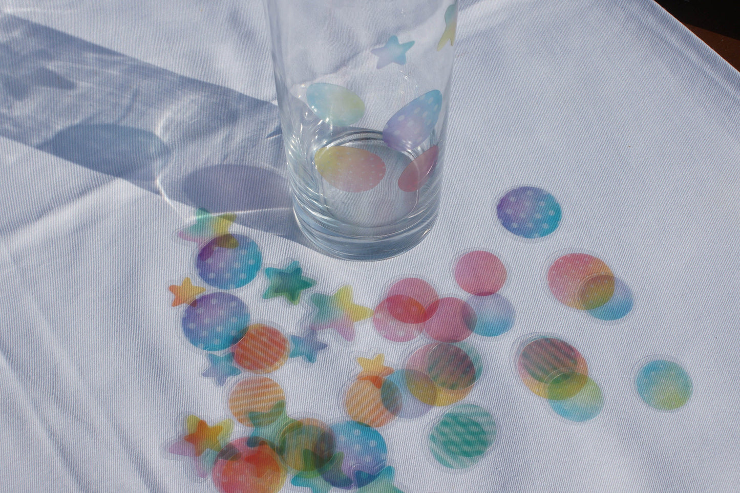 Bubbles & Stars", Sticker, Folienaufkleber,