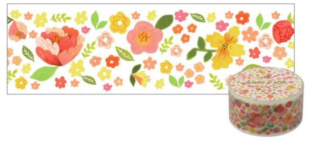 Blumen2 28mm/7m Washi Tape / Masking Tape