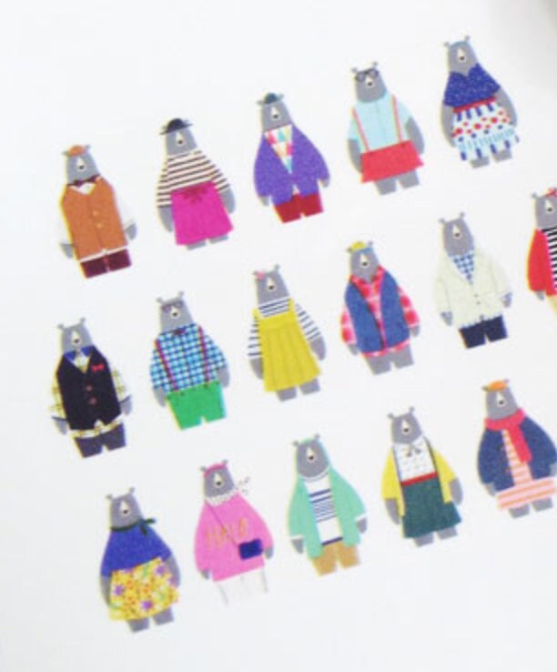 Bears Runway - Washi Tape / Masking Tape