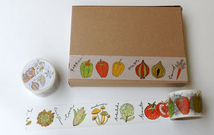 Gemüse, Washi Tape / Masking Tape,