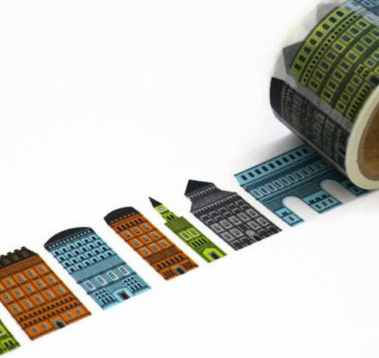Gothic Buildings, Washi Tape / Masking Tape, ...