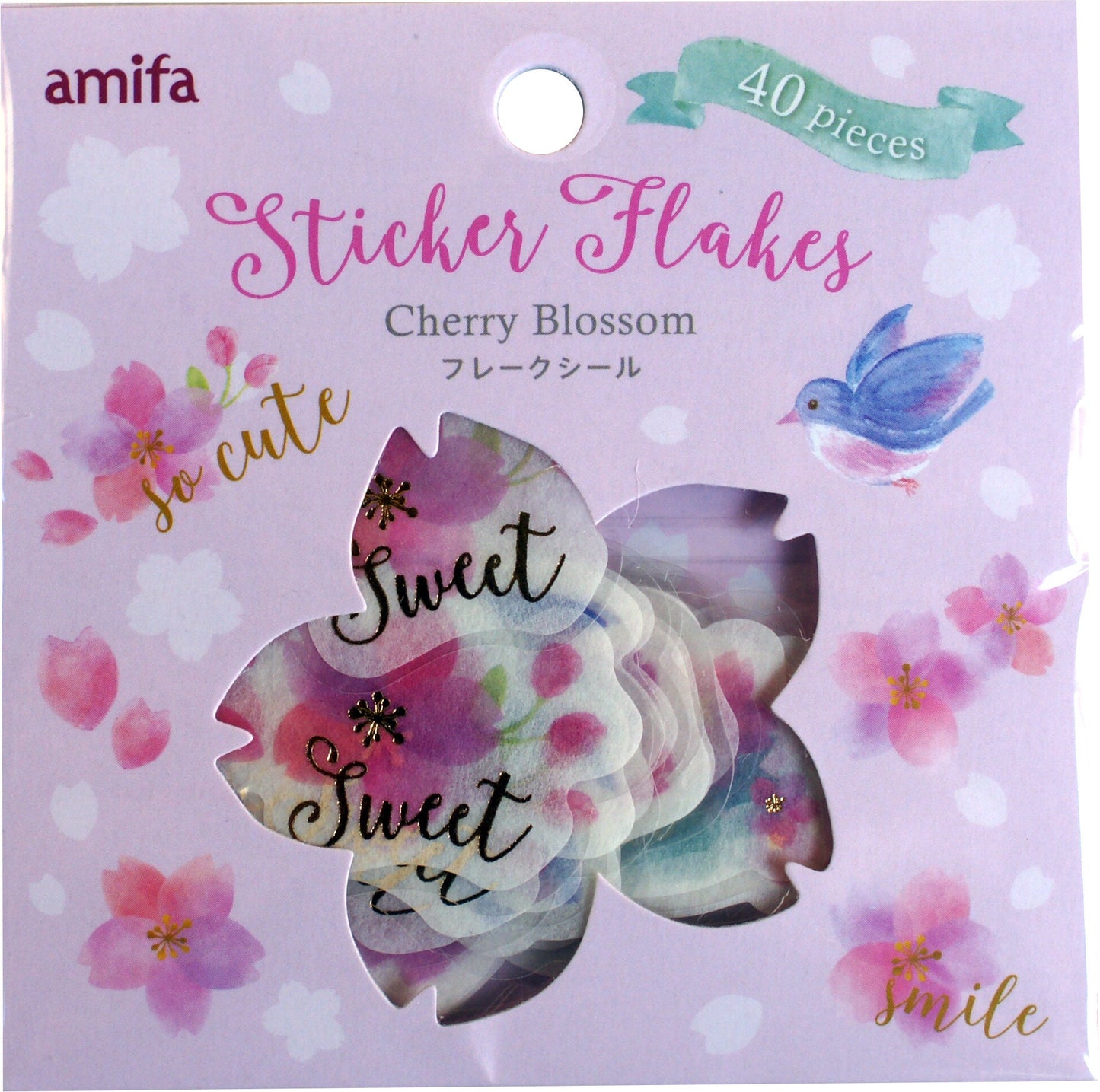 Cherry Blossom" Sticker, Aufkleber