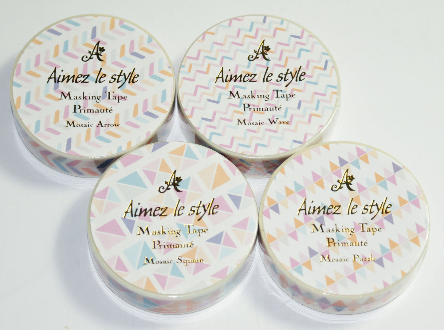 Mosaic "Puzzle" "Wave" "Square" "Arrow"