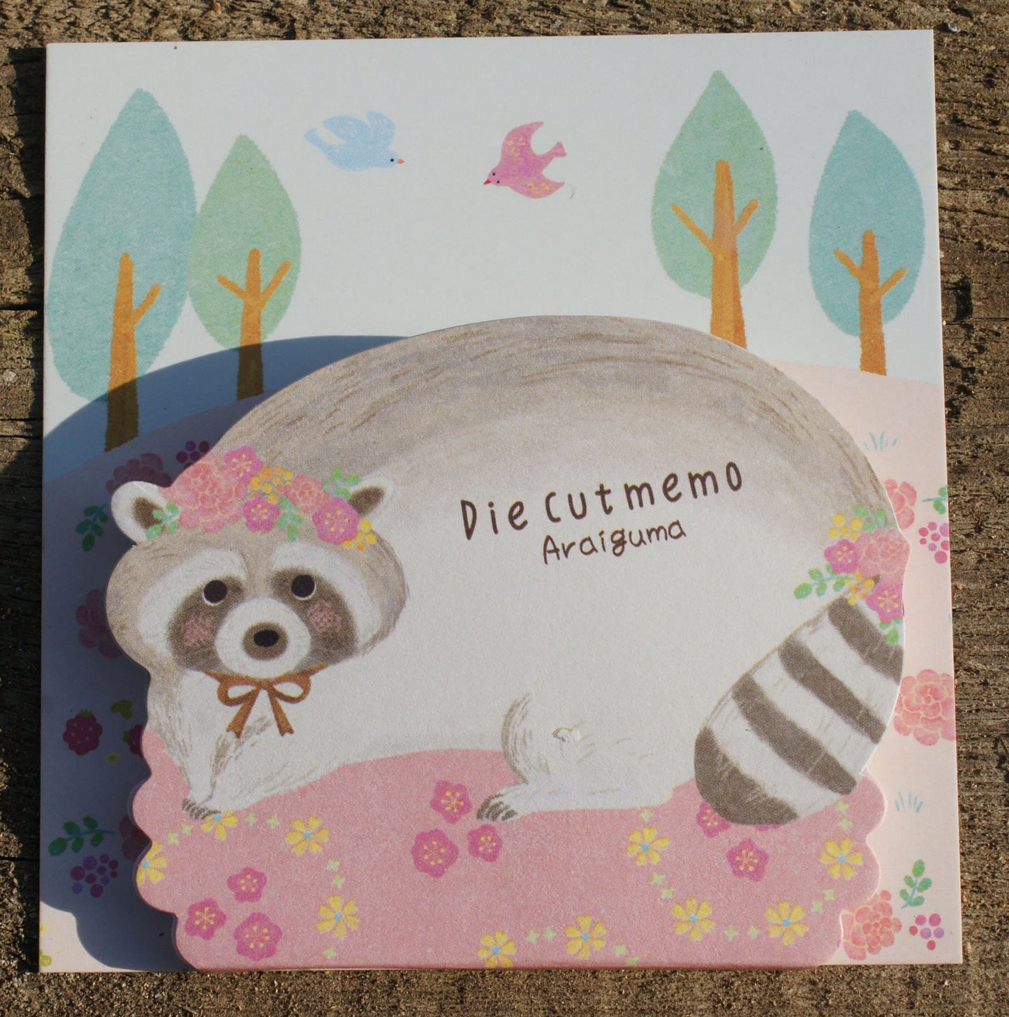 Bambi / Waschbär Notizblock/ Memo pad Raccoon / Bambi Amifa