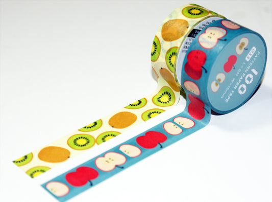 Apfel Kiwi 6 m x 15 mm Masking Tape