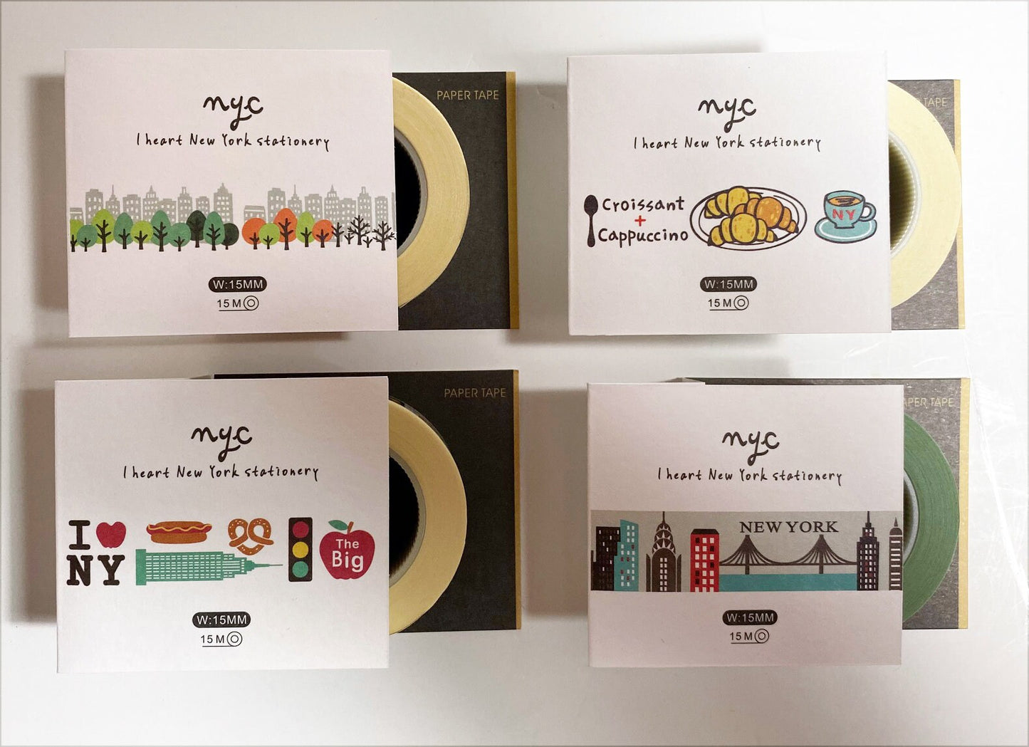 NYC Central Park Skyline 15 m x 15 mm Washi Tape / Mas...