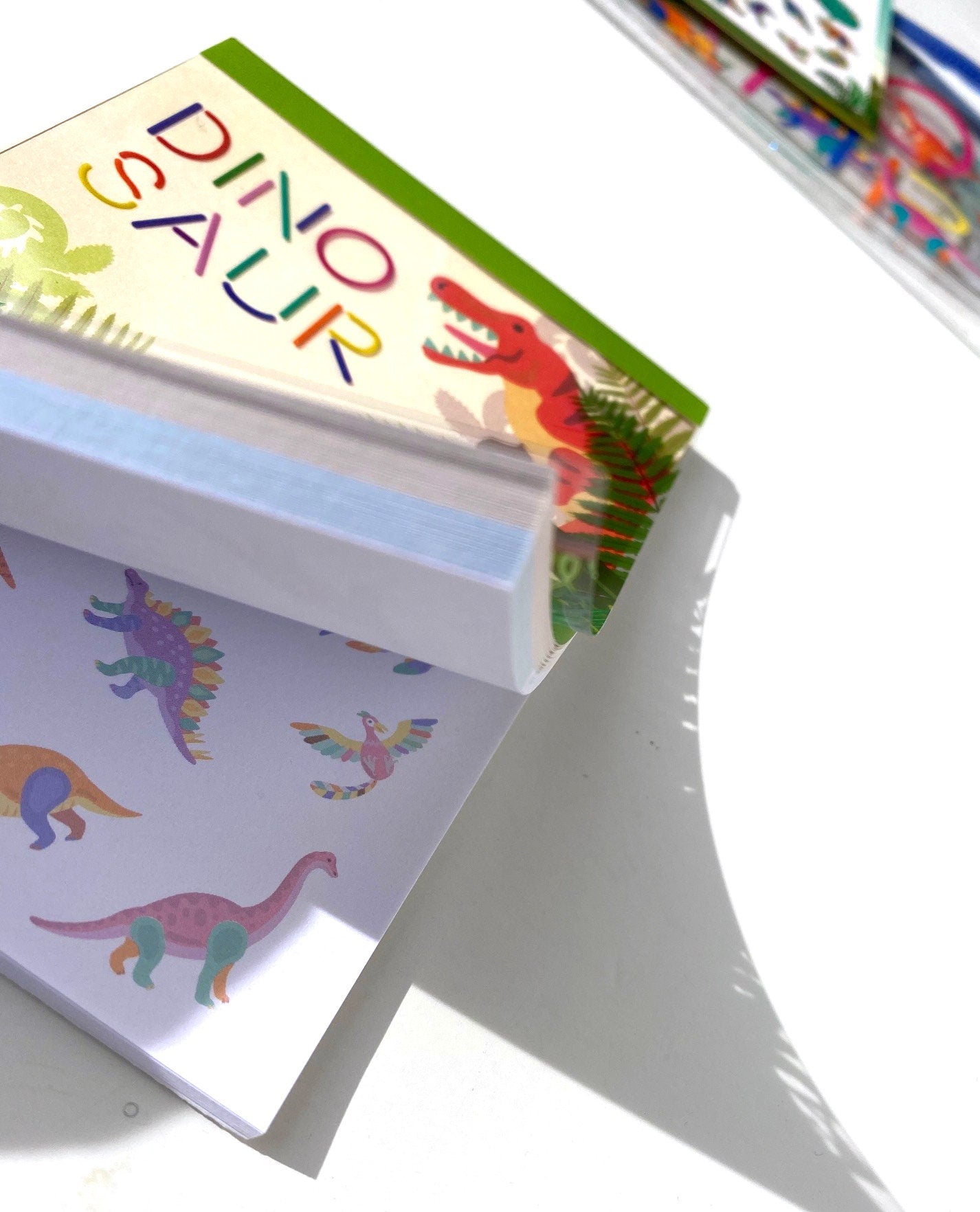 Dinosaurier Sticker Mäppchen Notizblock