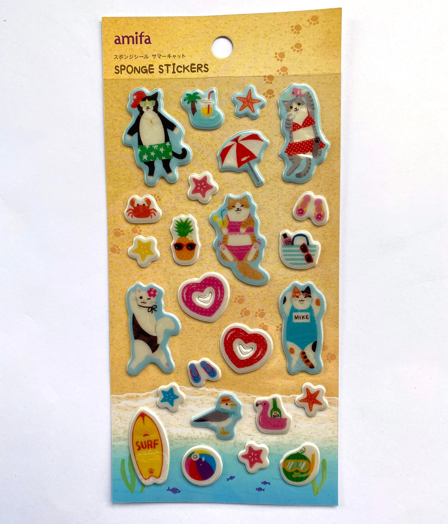Beach Sticker / Sticky Note/ Haftnotizen