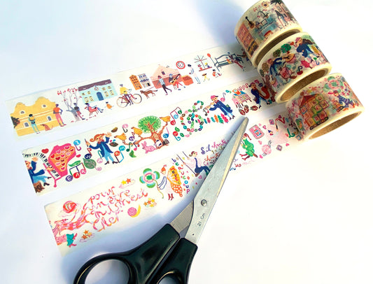 City Dream Wide Washi Tape / Masking Tape