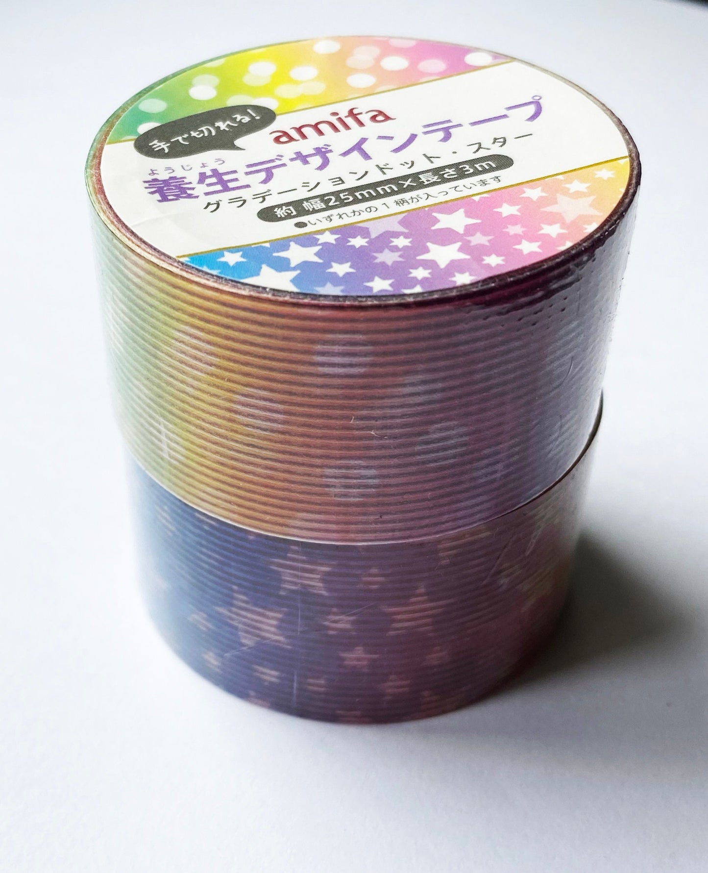 Sterne Punkte 25mm/3m Strukturband