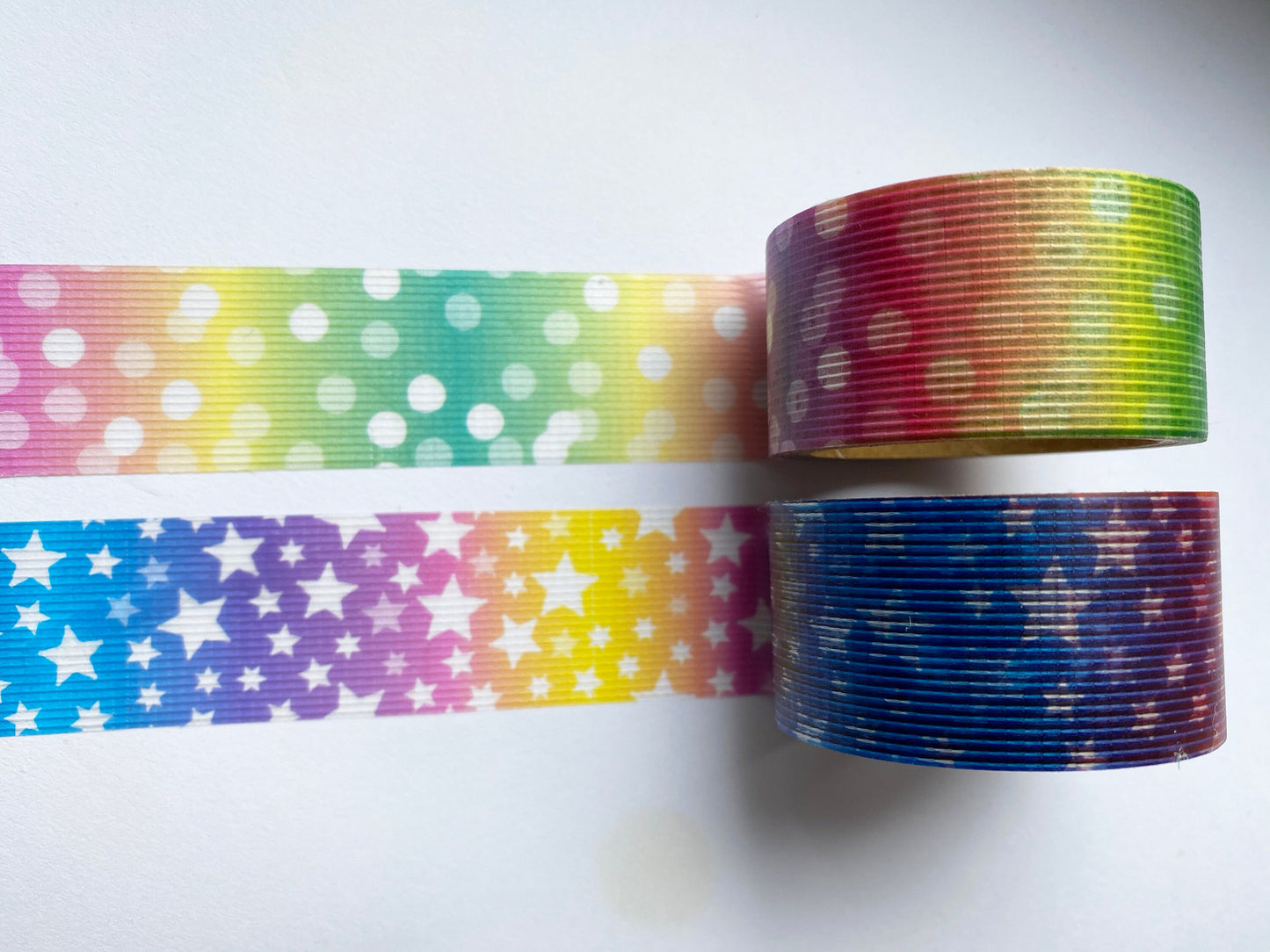 Sterne Punkte 25mm/3m Strukturband