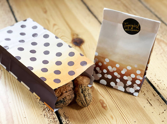 Papier Geschenktüten Punkte