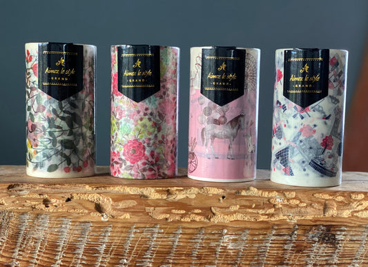Paris, Karusel, Blumen Washi Tape / Masking Tape XL