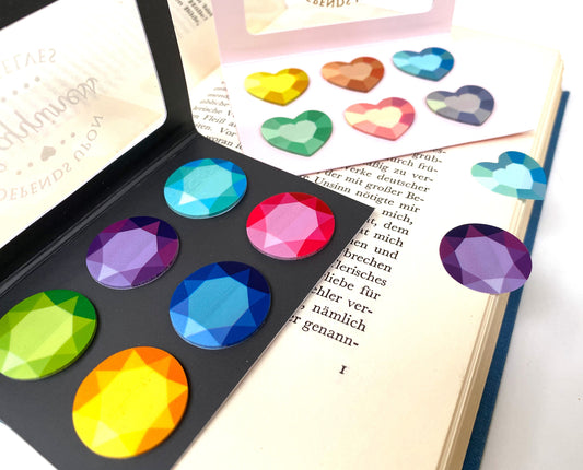 Juwelen, Herz Rund - Haftnotiz / Sticky Note