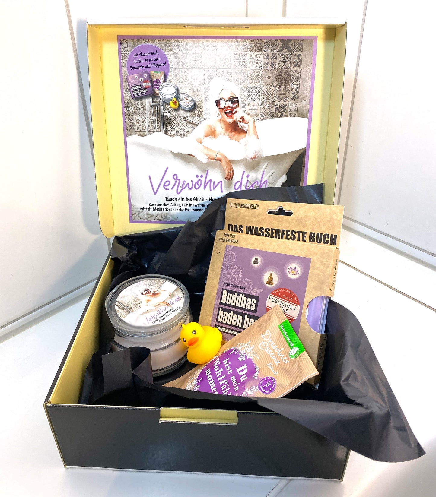 Verwöhn Dich Box – Die Badewannenbox für entspannte Auszeiten