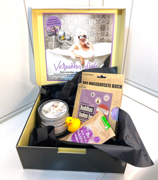 Verwöhn Dich Box – Die Badewannenbox für entspannte Auszeiten
