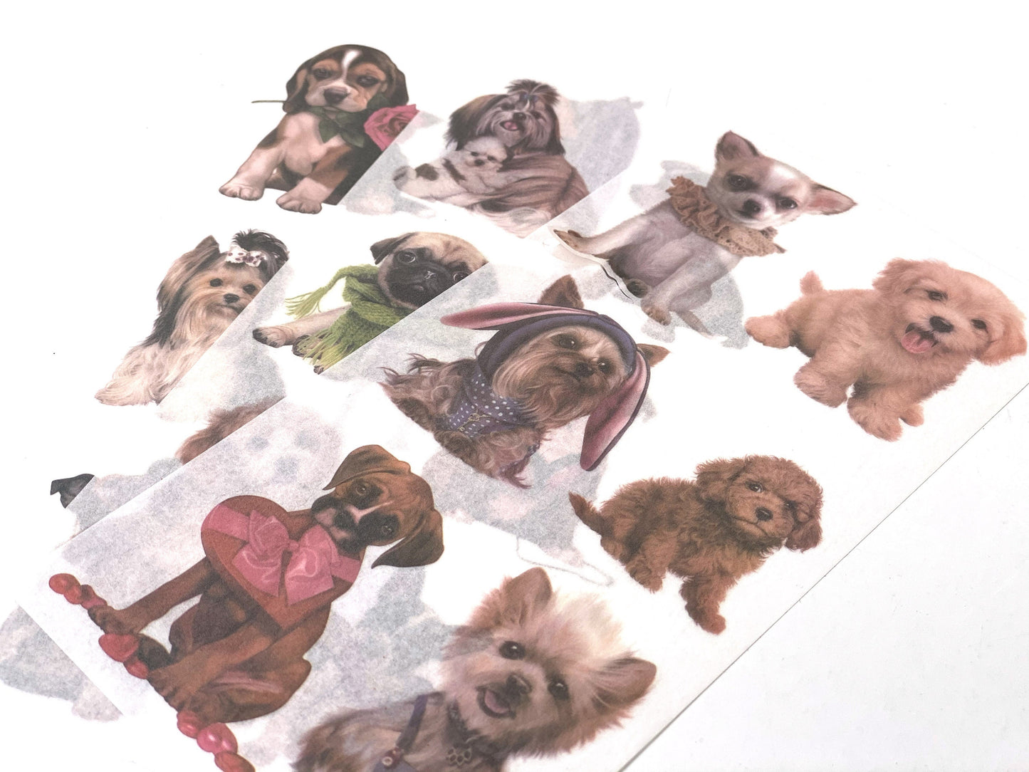 Stickersets "Katzen und Hasen" "Hunde" Sticker, Aufkleber,
