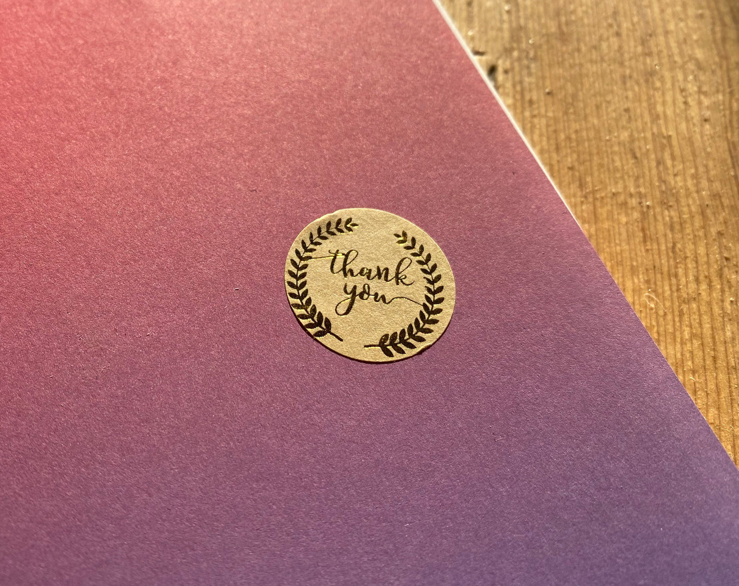 Thank you Sticker / Aufkleber / Etiketten