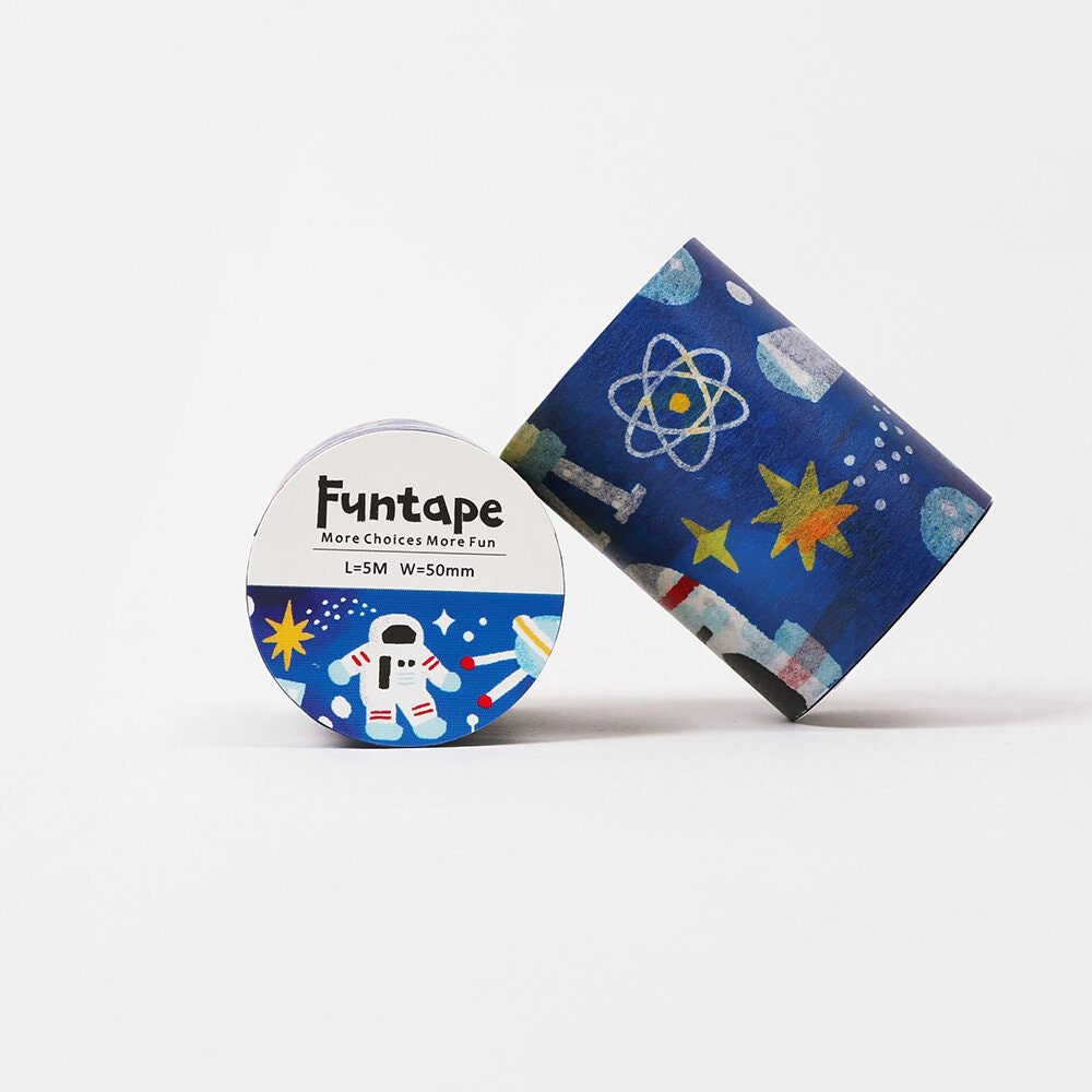 Astronaut, Einhorn, Wolken, Bären, Tiere Washi Tape /50mmx5M Masking Tape-X-Large