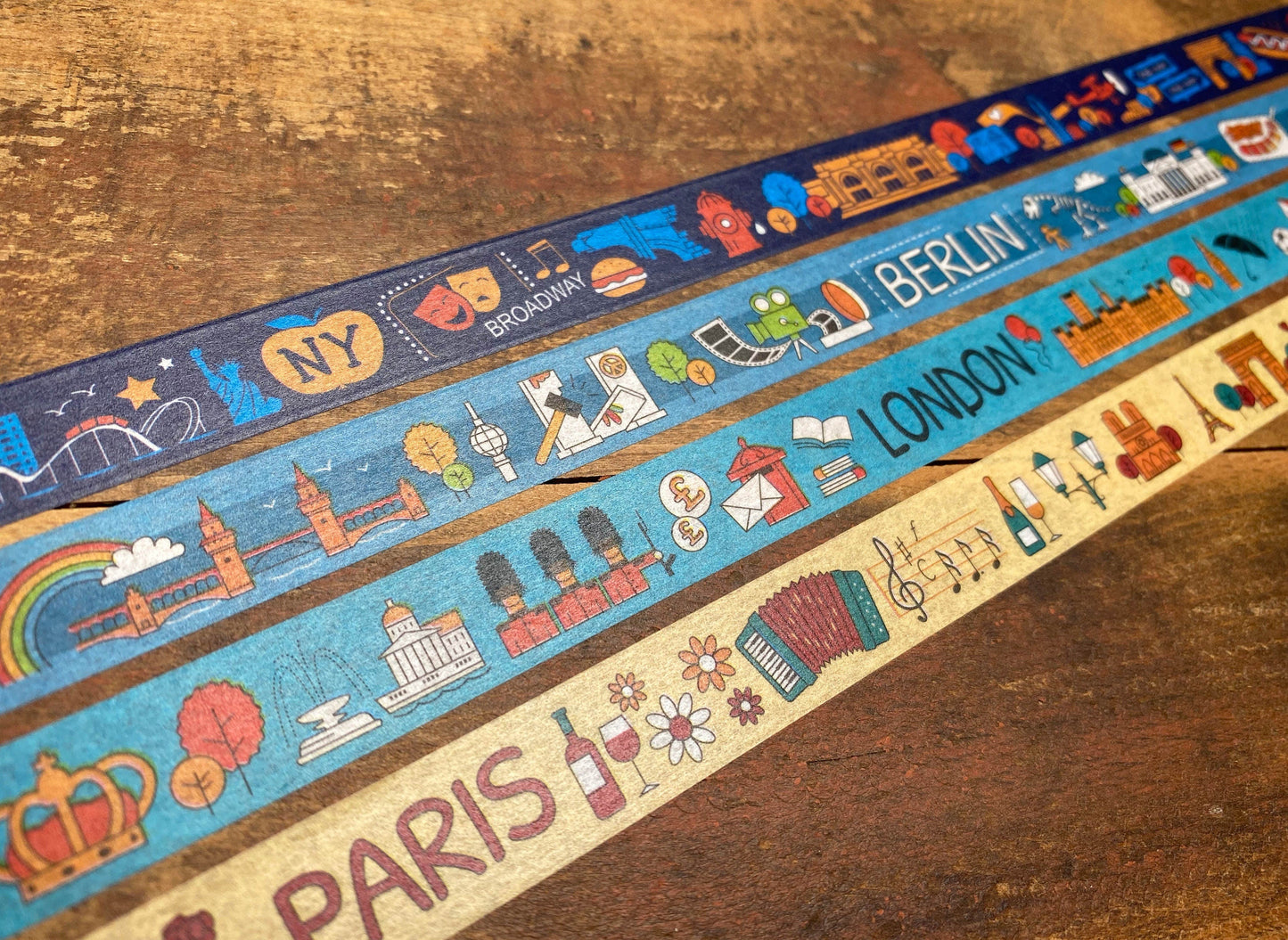 BERLIN City Tapes City Tapes - Washi Tape / Masking Tape