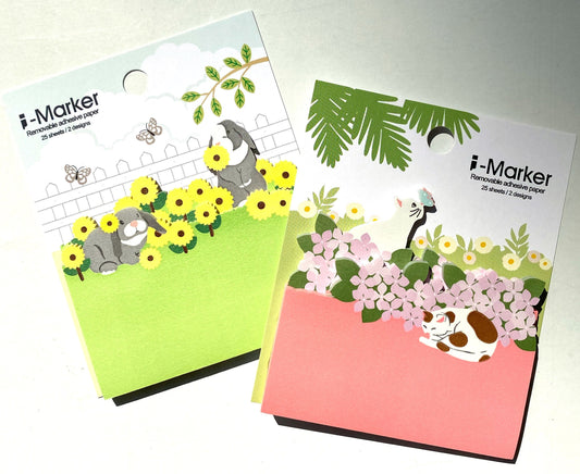 Katze, Hase - Sticky Note / Haftnotizen