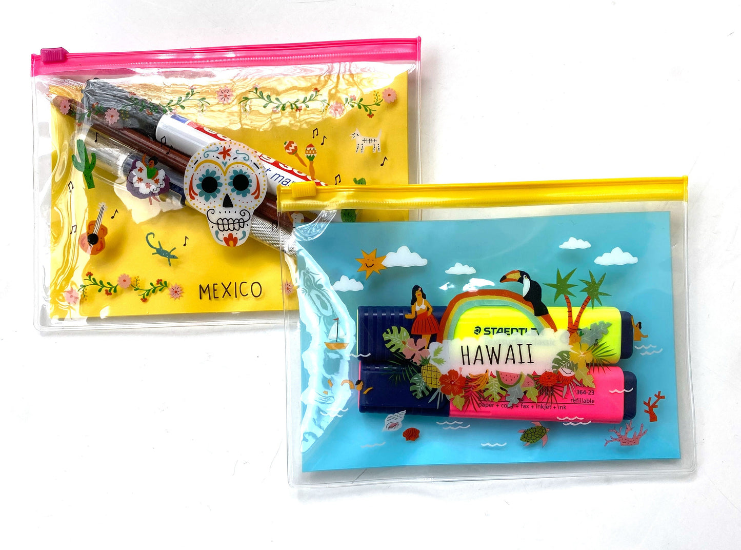 Slider Case "Hawaii" "Mexiko" 2 Stück je Bestellung