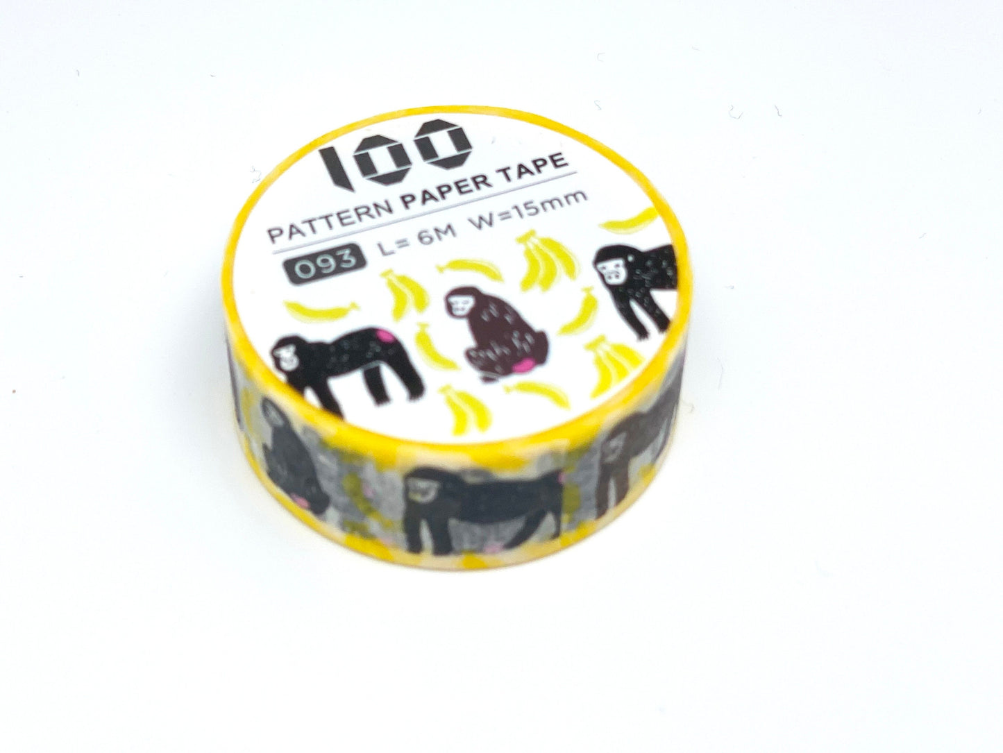 Sonnenschirm, Affen, FlipFlop,   6 m x 15 mm Masking Tape